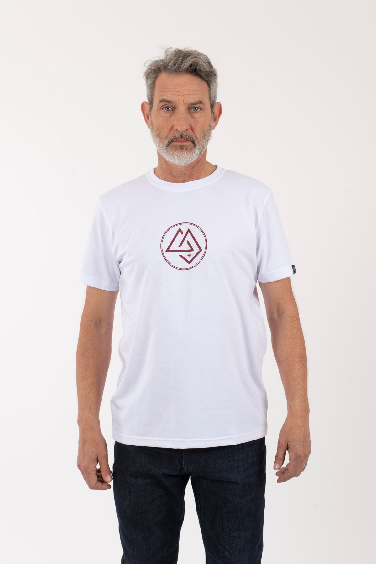 H Polera-MC Hombre Logo-Circular