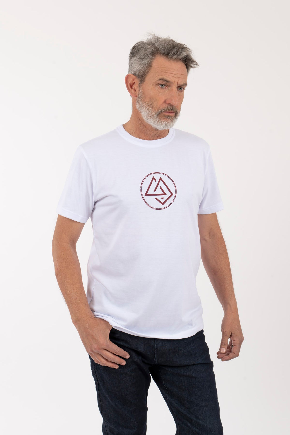 H Polera-MC Hombre Logo-Circular