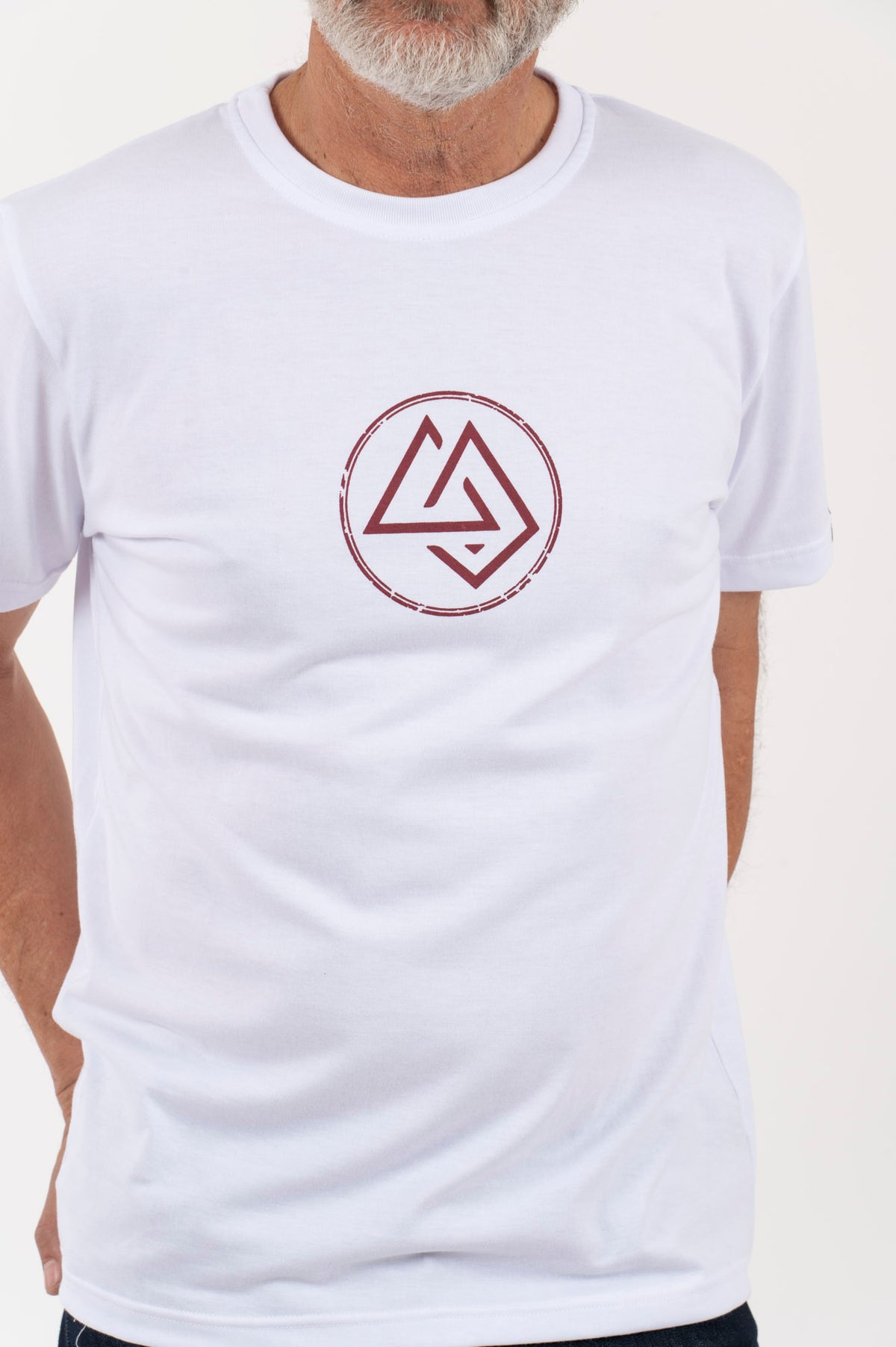 H Polera-MC Hombre Logo-Circular