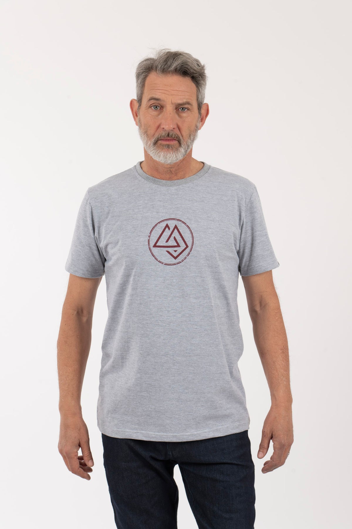 H Polera-MC Hombre Logo-Circular