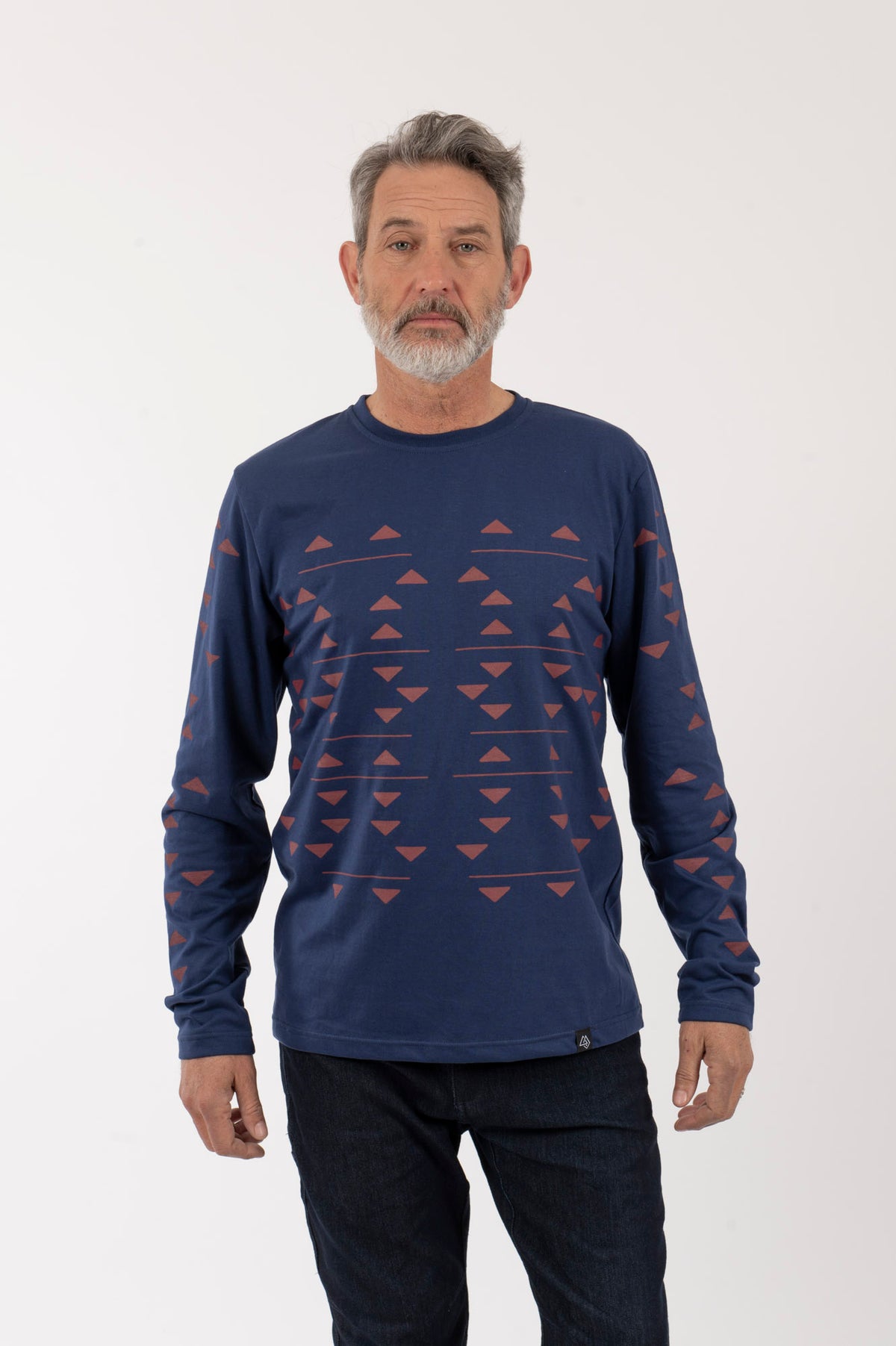 H Polera-ML Hombre Triángulos