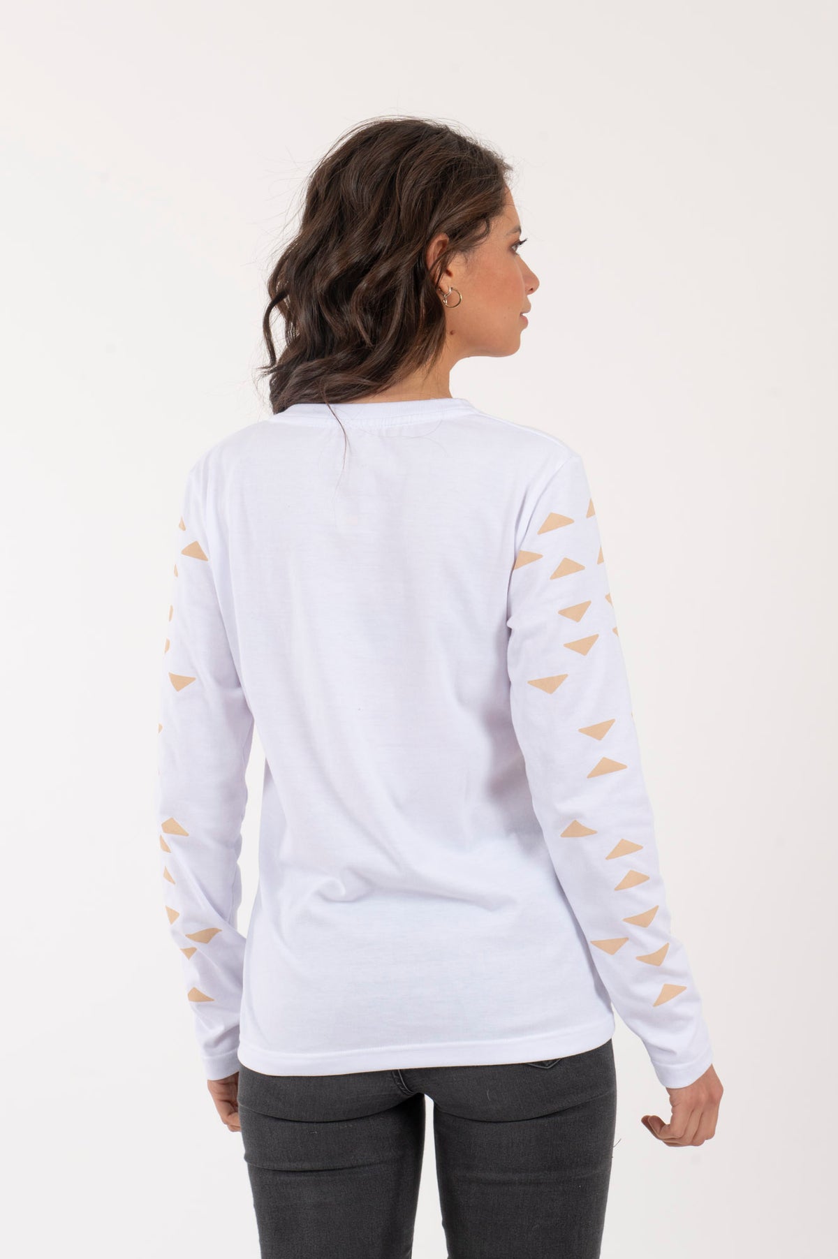 M Polera-ML Mujer Triángulos