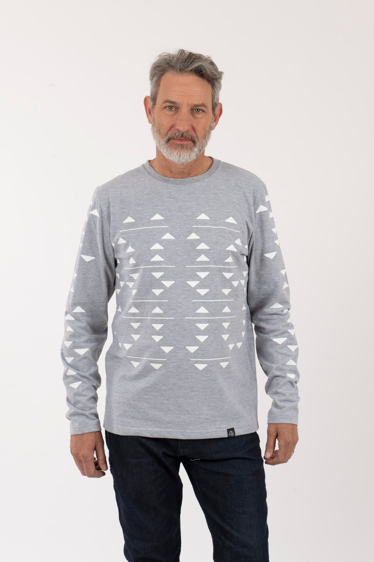 H Polera-ML Hombre Triángulos