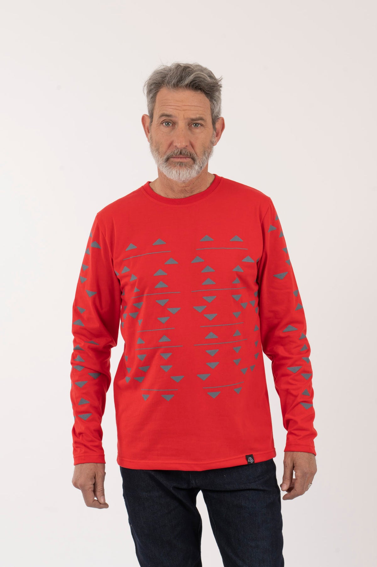 H Polera-ML Hombre Triángulos