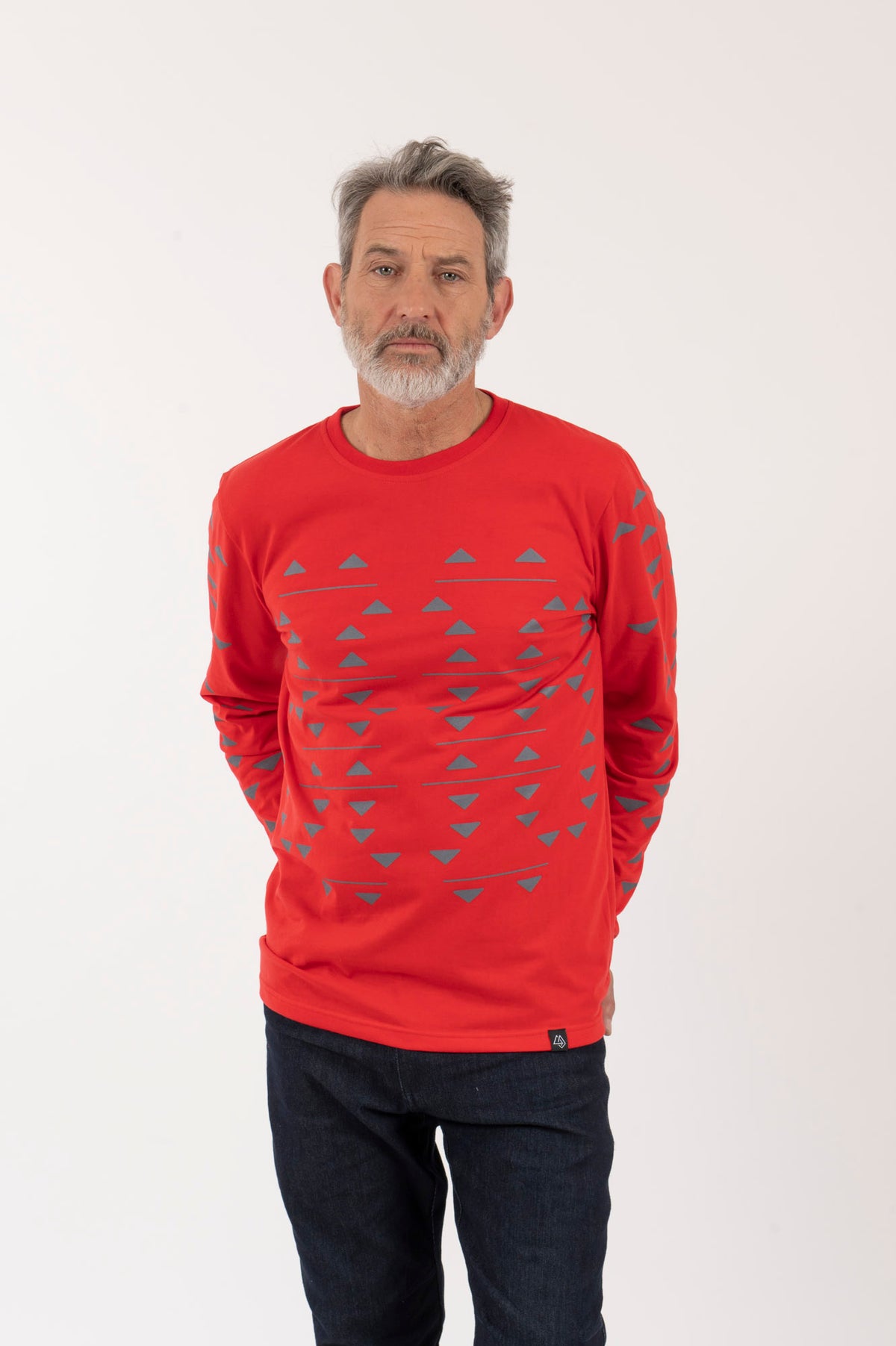 H Polera-ML Hombre Triángulos