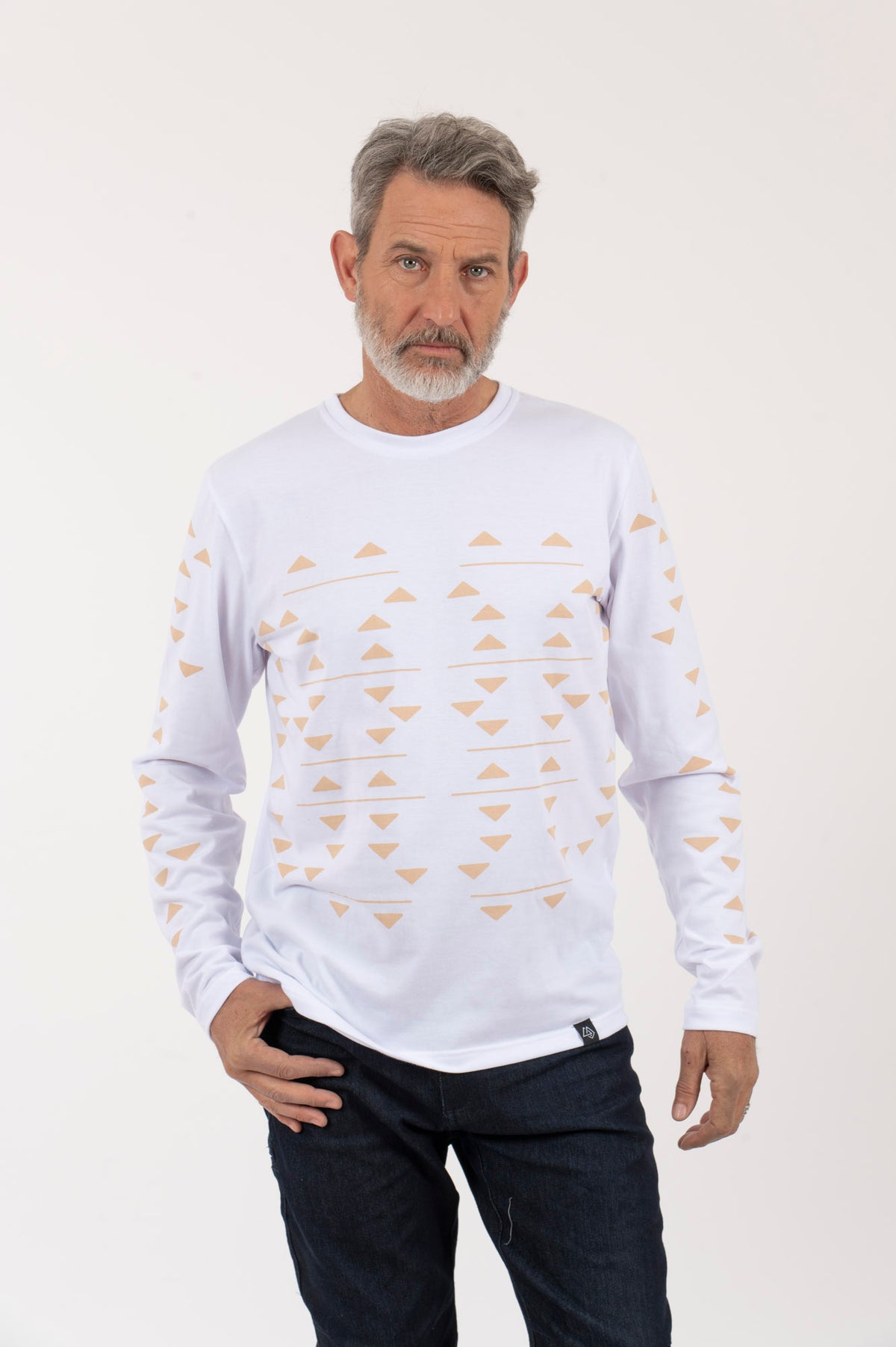 H Polera-ML Hombre Triángulos