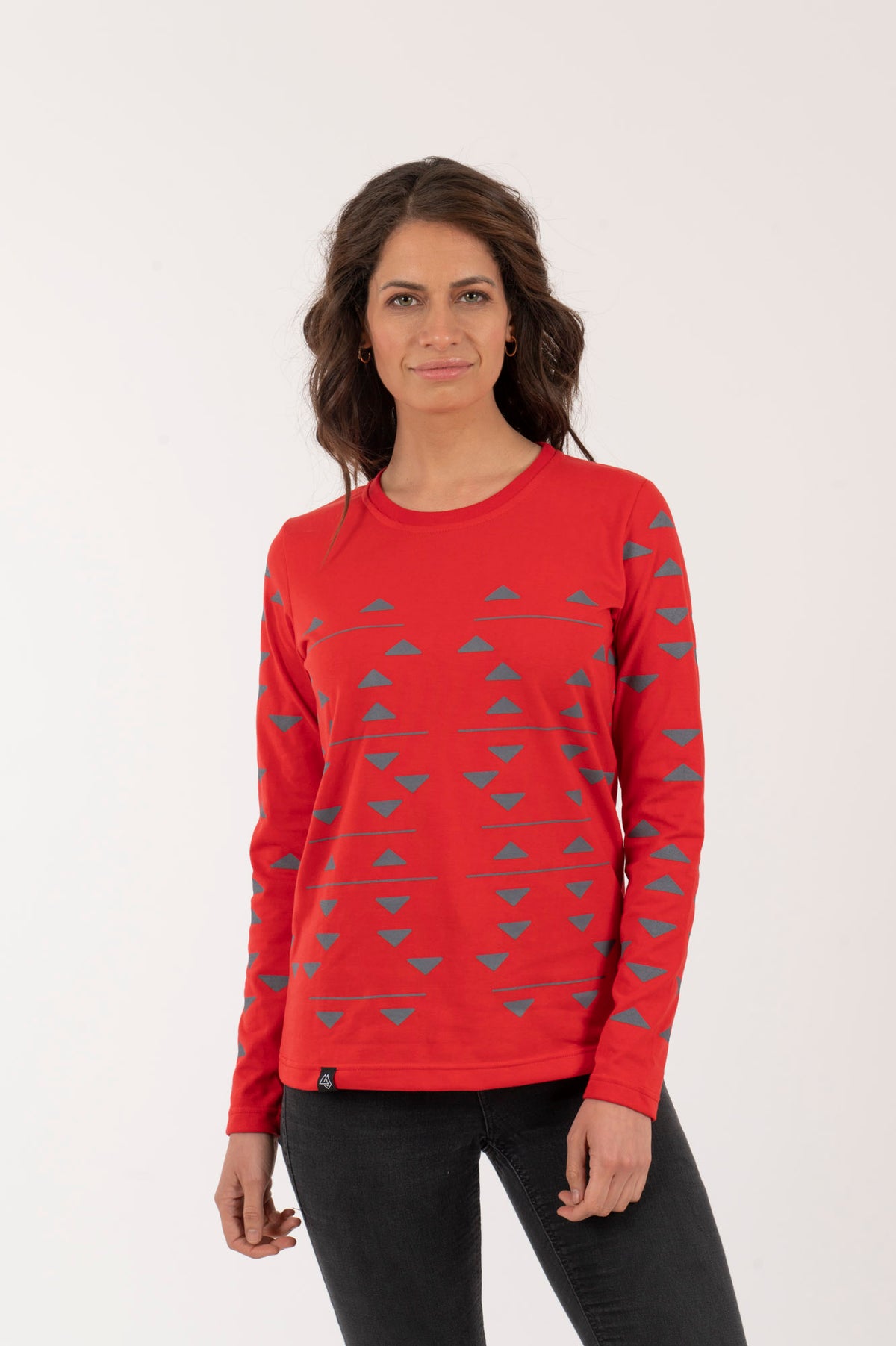 M Polera-ML Mujer Triángulos