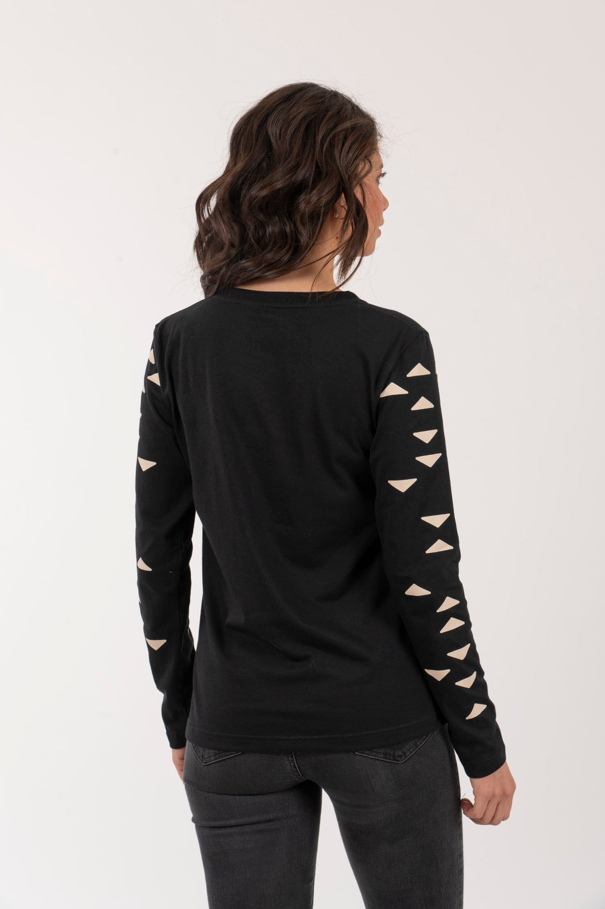 M Polera-ML Mujer Triángulos