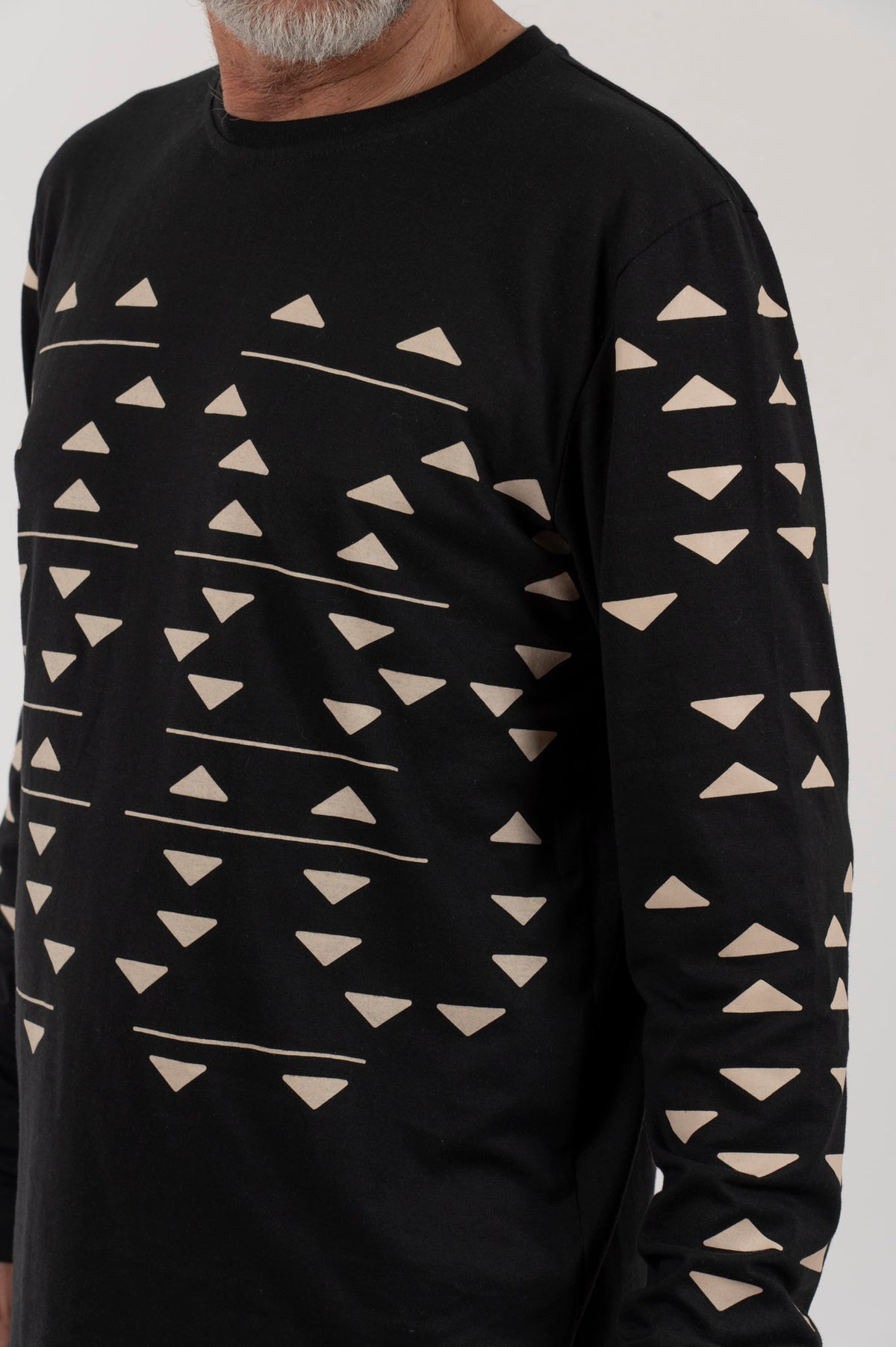 H Polera-ML Hombre Triángulos