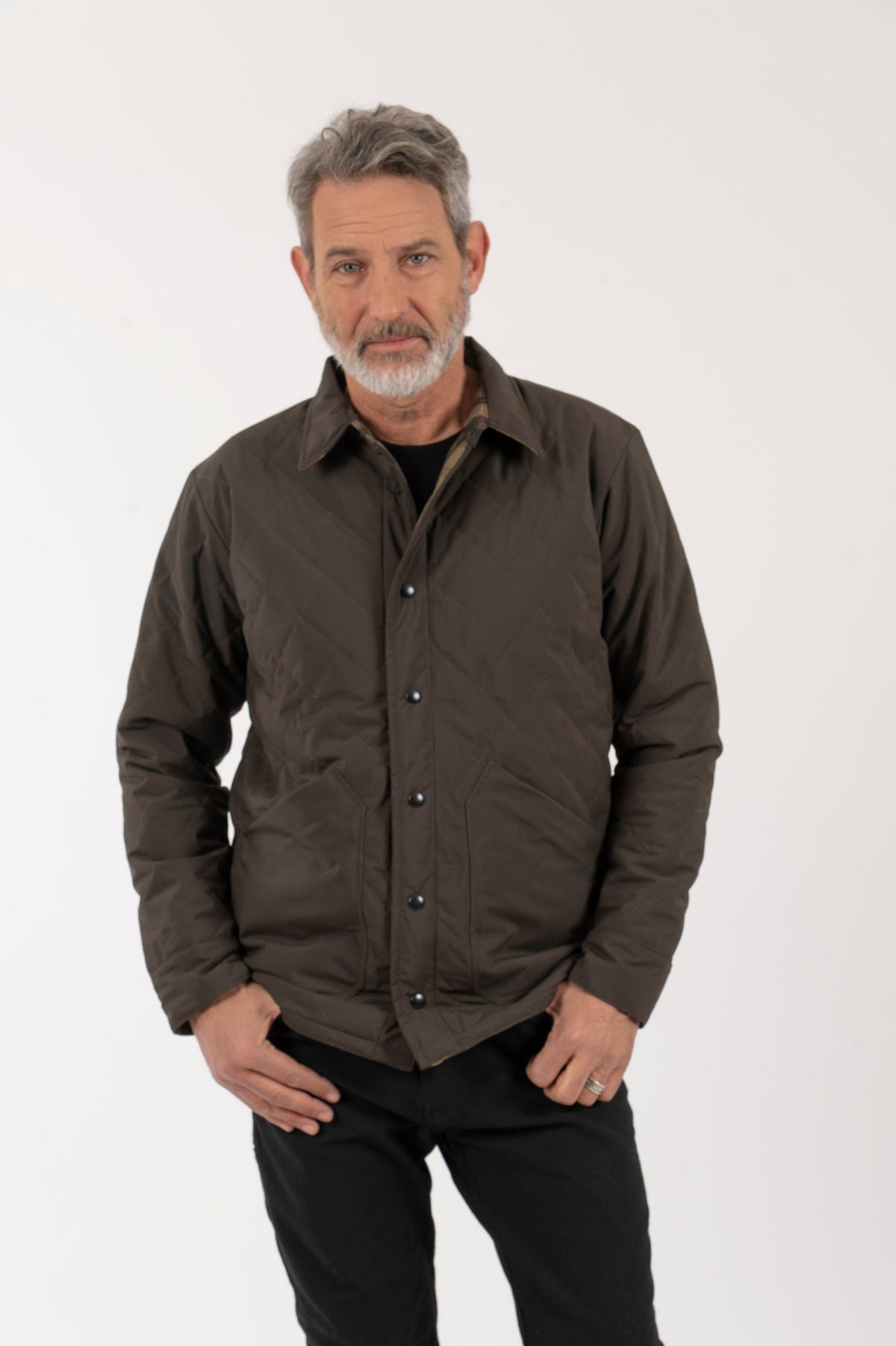 H Chaqueta-Camisa Hombre Jauken Reversible