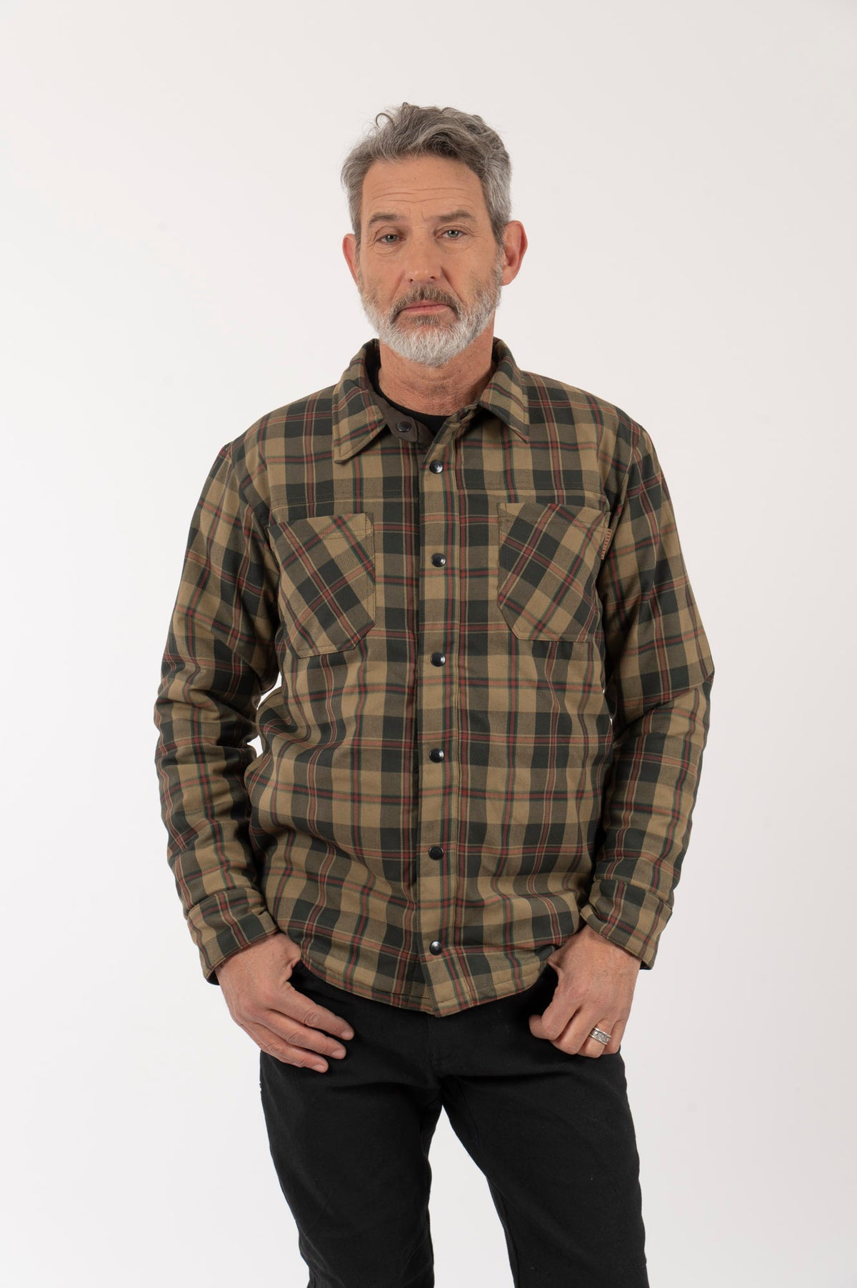 H Chaqueta-Camisa Hombre Jauken Reversible