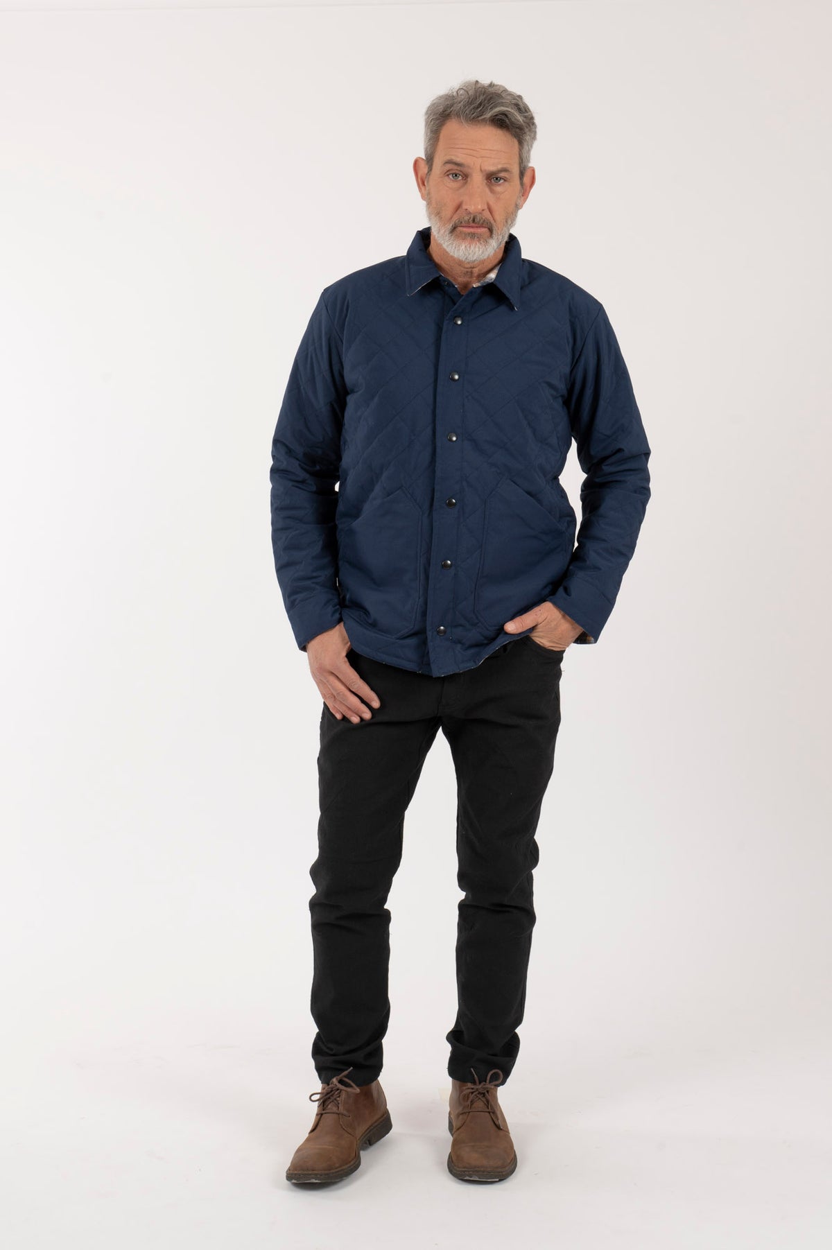 H Chaqueta-Camisa Hombre Jauken Reversible
