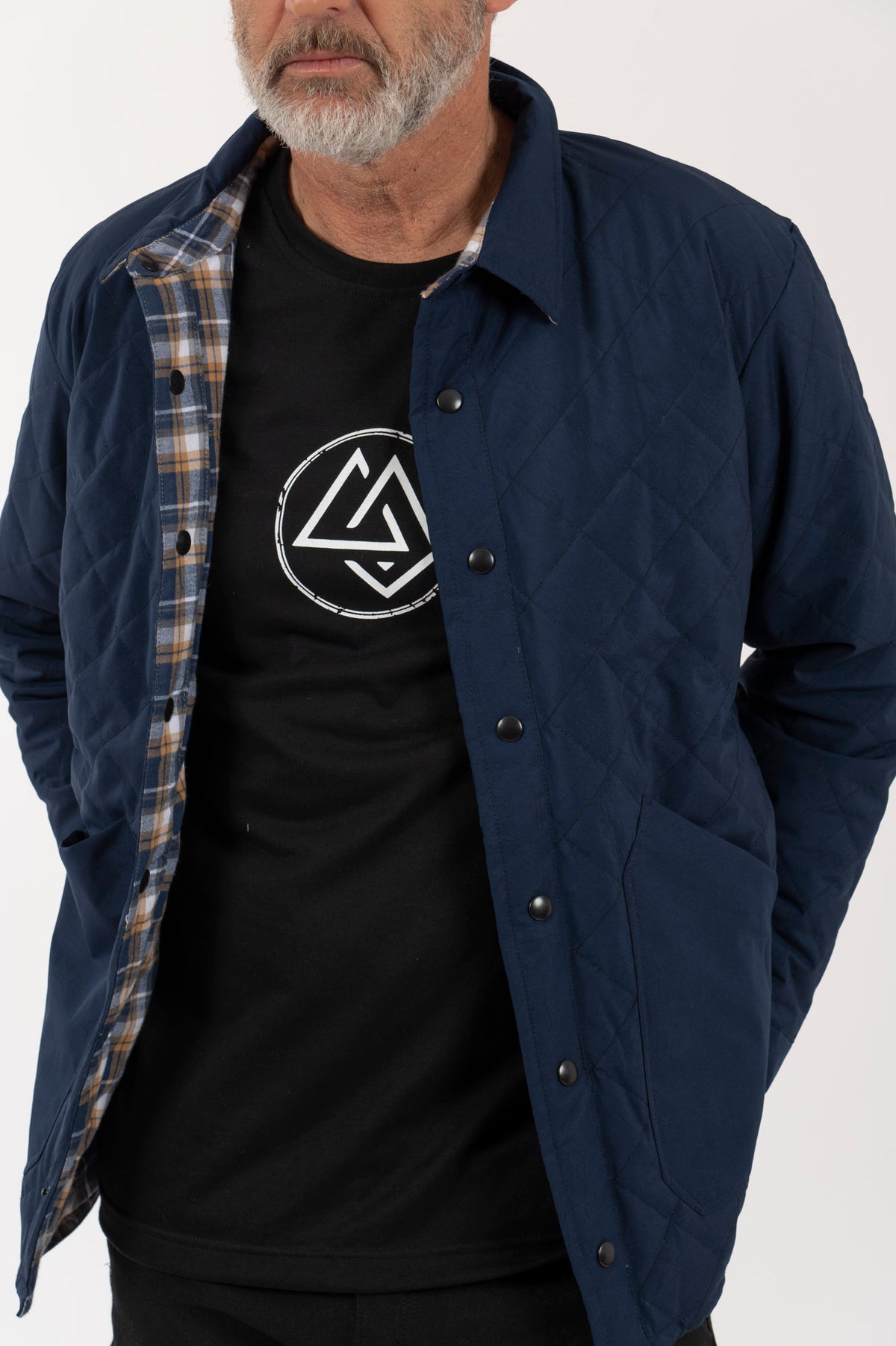 H Chaqueta-Camisa Hombre Jauken Reversible