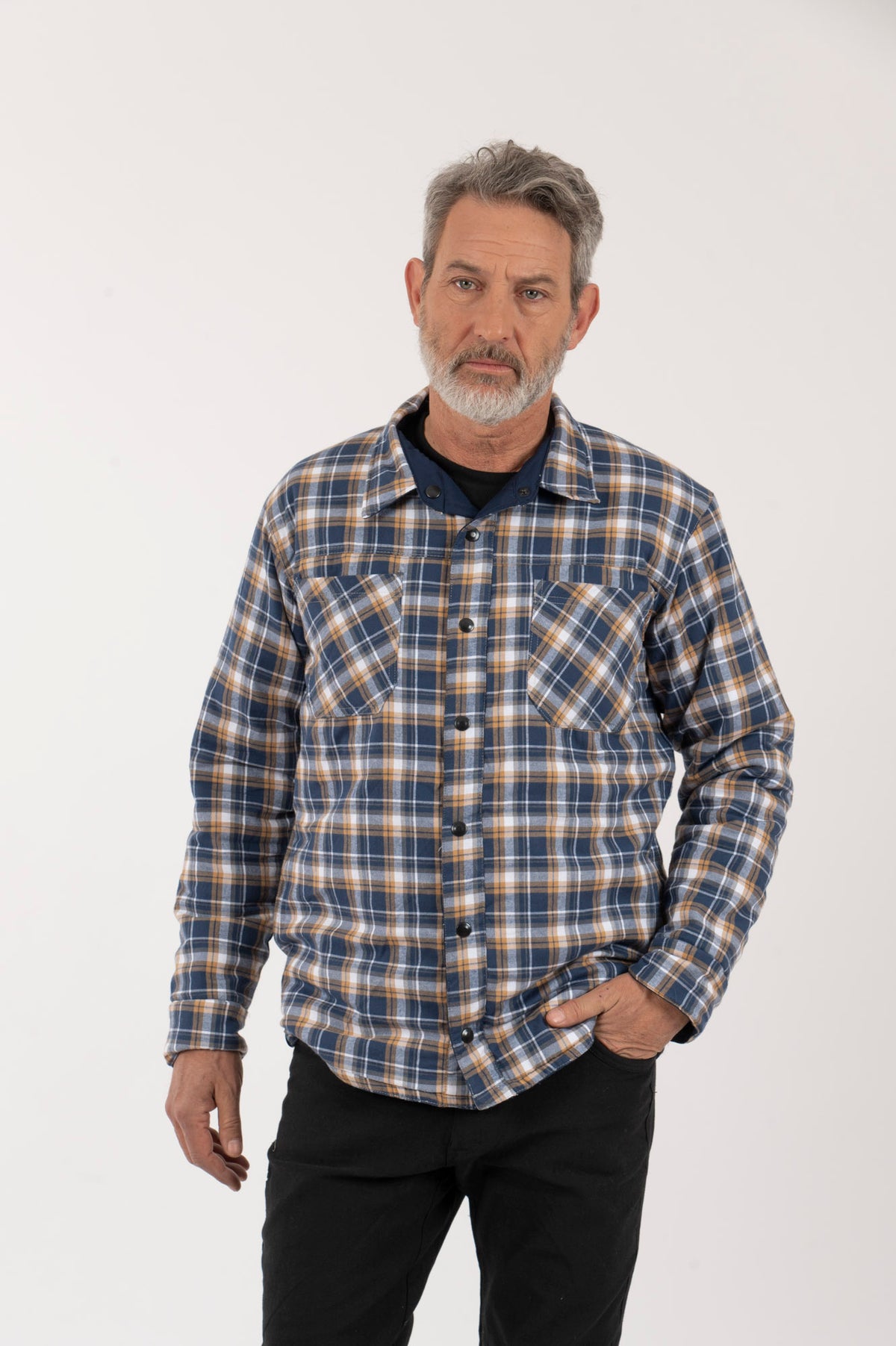 H Chaqueta-Camisa Hombre Jauken Reversible