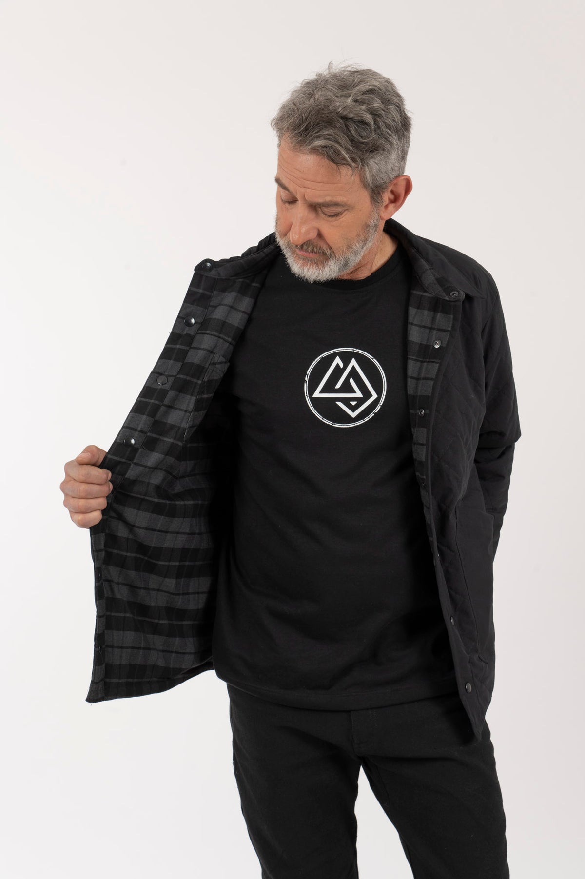 H Chaqueta-Camisa Hombre Jauken Reversible